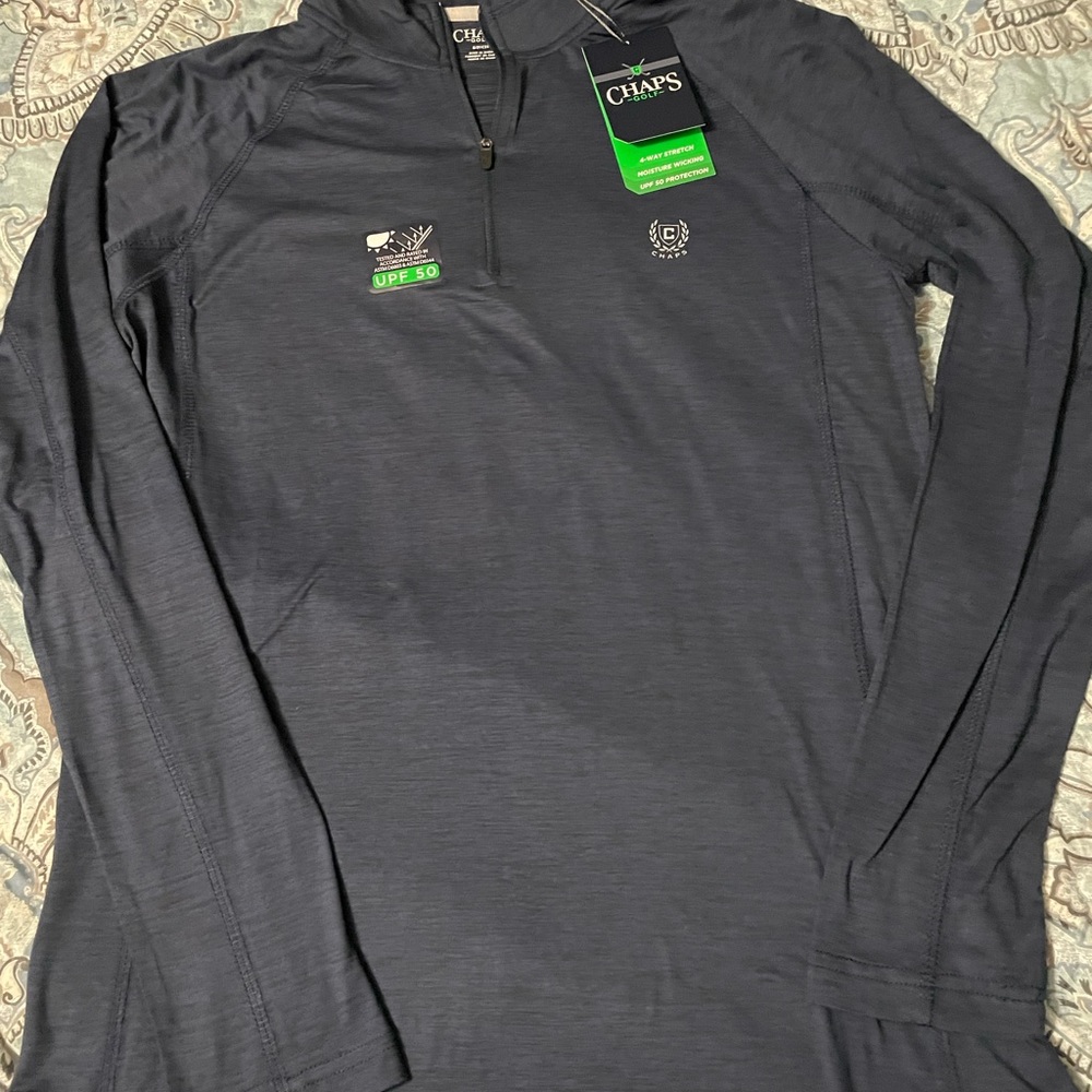 Chaps golf shirt, UPF 50, men’s small, new!